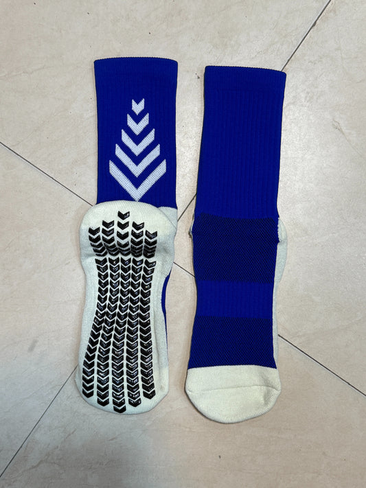 Blue Grip Socks for Football
