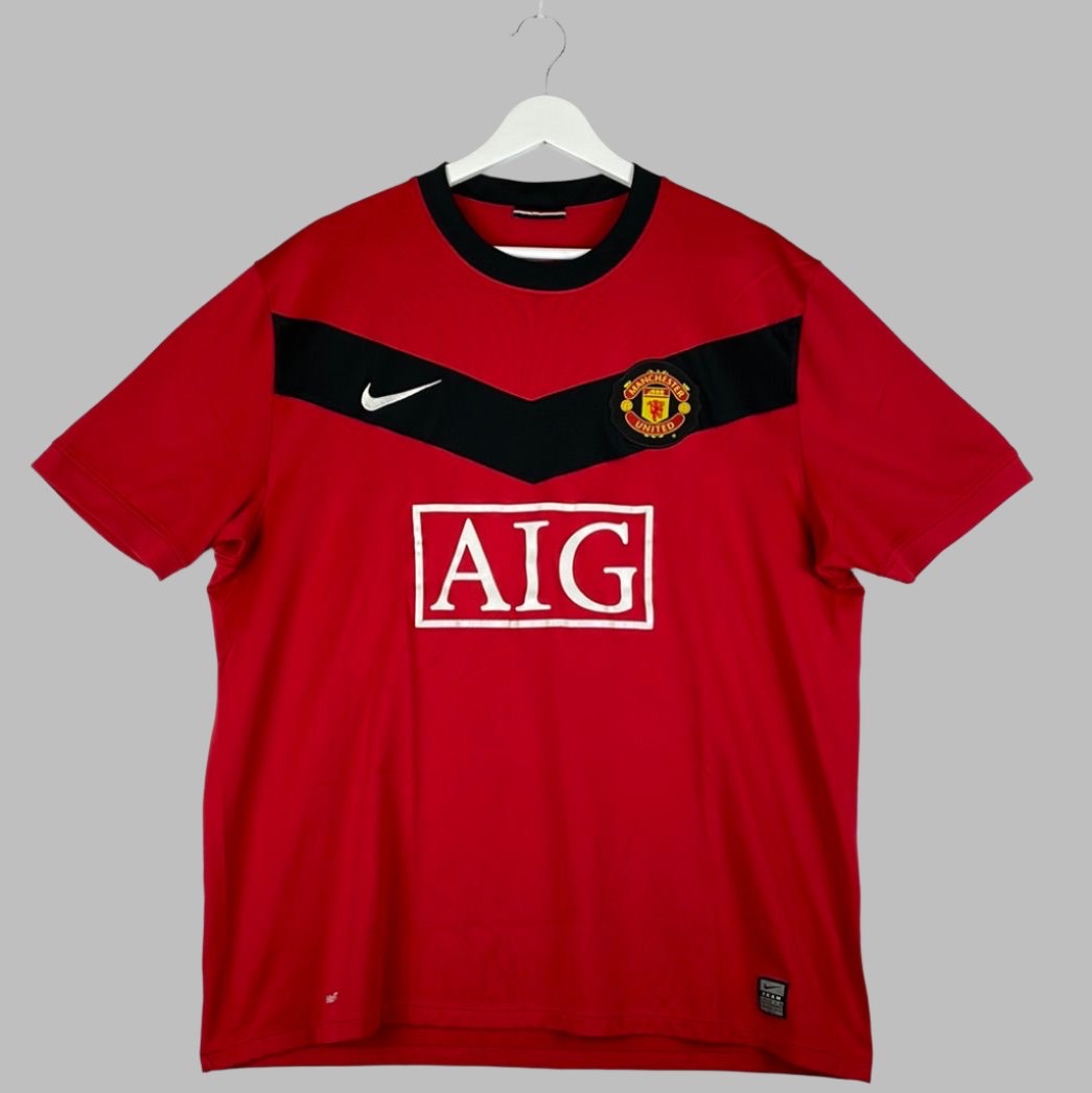 Manchester United 2010 Home Jersey – Classic Red (No Back Print)