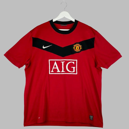 Manchester United 2010 Home Jersey – Classic Red (No Back Print)