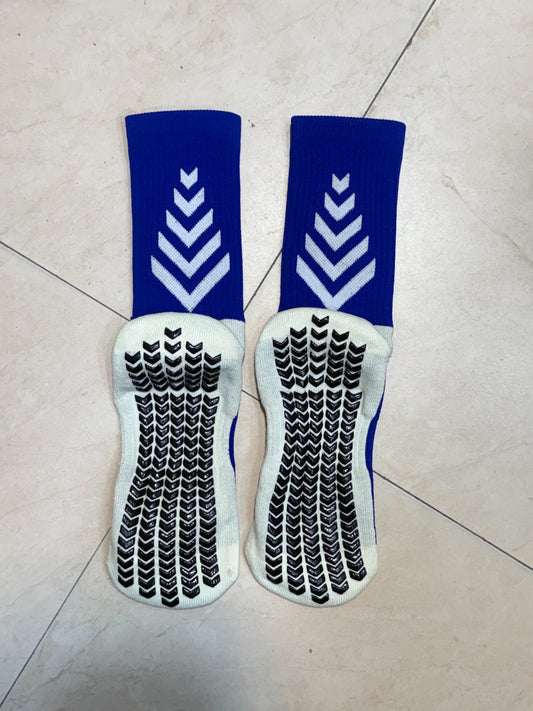 Blue Grip Socks for Football
