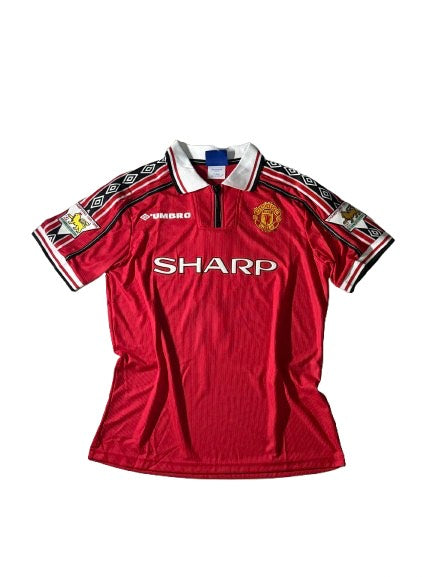 Manchester United 1998 Red Retro Jersey – Original Vintage Glory