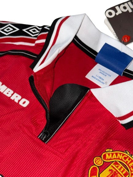 Manchester United 1998 Red Retro Jersey – Original Vintage Glory
