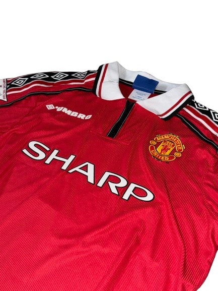 Manchester United 1998 Red Retro Jersey – Original Vintage Glory