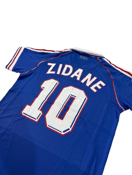 Zinedine Zidane #10 France 1998 World Cup Jersey – Retro Edition (Home)